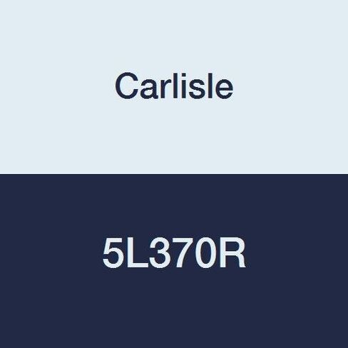 حزام CARLISLE 5L370R Durapower II Raw Edge FHP خفيف الوزن على شكل حرف V، قسم 5 لتر، مطاط، عرض علوي 0.625 بوصة، سمك 0.344 بوصة، طول 37 بوصة in Kuwait
