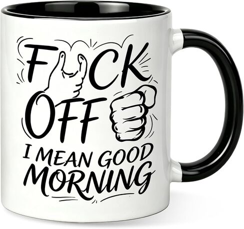 Fuck This Shit Coffee Mug,Hidden Message Fuck This Shit Coffee Cup,Funny F this S Mugs for Men Women,Novelty FTS Cups,White Elephant Gifts for Friends,Unique Office Prank Gifts for Coworkers in Kuwait