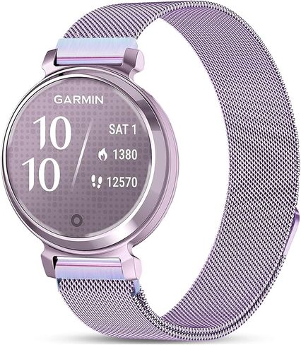 حزام معدني متوافق مع Garmin Lily 2، سوار من الفولاذ المقاوم للصدأ 14 ملم لـ Garmin Lily 2 Woman in Kuwait