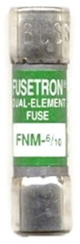 Bussmann FNM-6/10 (FNM-6/10, BP/FNM-6/10) 6/10 Amp (6/10A) 250V Midget Time-Delay Class CC Fuse in Kuwait