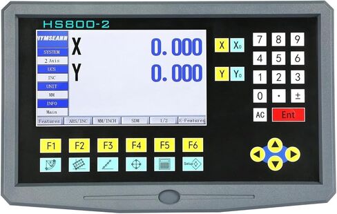 دقة عالية 2 محور LCD DRO قراءات رقمية و2 قطعة 0-1000 مللي متر مستشعر التشفير الخطي لآلة طحن المخرطة in Kuwait
