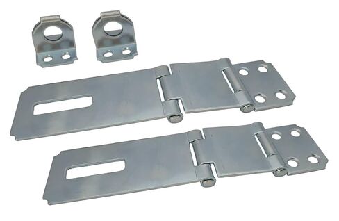 QCAA HASP and Fixed Staple, 3-1/2", Zinc Plated, 2 Pack in Kuwait