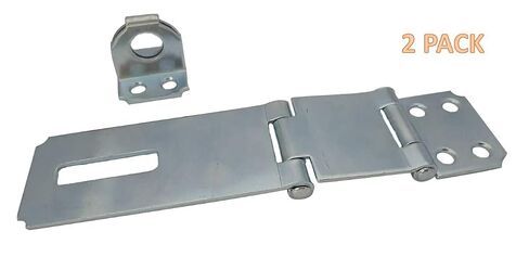 QCAA HASP and Fixed Staple, 3-1/2", Zinc Plated, 2 Pack in Kuwait