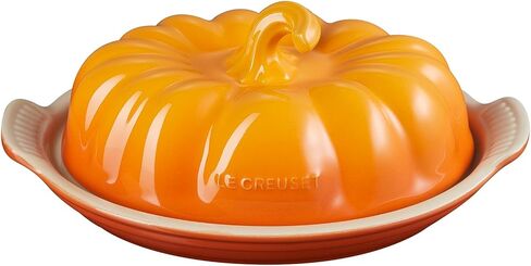 Le Creuset Stoneware Pumpkin Butter Dish, Persimmon in Kuwait