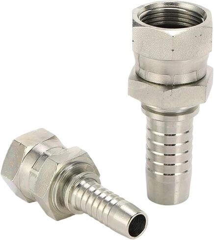 100 قطعة 22611D-08-08 BSPP أنثى 60 درجة مخروط مقعد مزدوج مسدس ارتفاع ضغط تركيبات نهاية خرطوم هيدروليكي in Kuwait