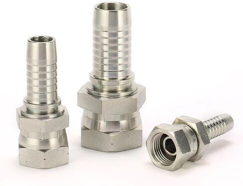 100 قطعة 22611D-08-08 BSPP أنثى 60 درجة مخروط مقعد مزدوج مسدس ارتفاع ضغط تركيبات نهاية خرطوم هيدروليكي in Kuwait