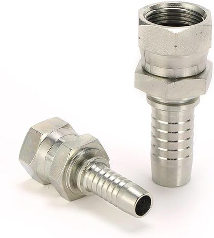 100 قطعة 22611D-08-08 BSPP أنثى 60 درجة مخروط مقعد مزدوج مسدس ارتفاع ضغط تركيبات نهاية خرطوم هيدروليكي in Kuwait