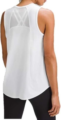 Lululemon Athletica LULULEMON Sculpt Tank (White, 4) in Kuwait