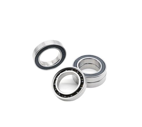 ثنائية المعدن ختم درع مايكرو الأخدود العميق تحمل 1 قطعة S6802RS 15x24x5 مللي متر ABEC-7 الفولاذ المقاوم للصدأ الهجين السيراميك in Kuwait