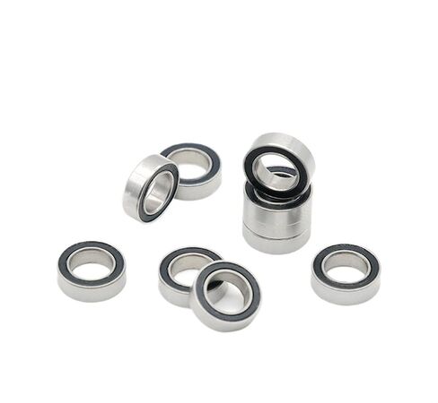 ثنائية المعدن ختم درع مايكرو الأخدود العميق تحمل 10 قطعة SMR106-2RS 6X10X3mm ABEC-7 مصغرة الكرات الأسود مختومة in Kuwait