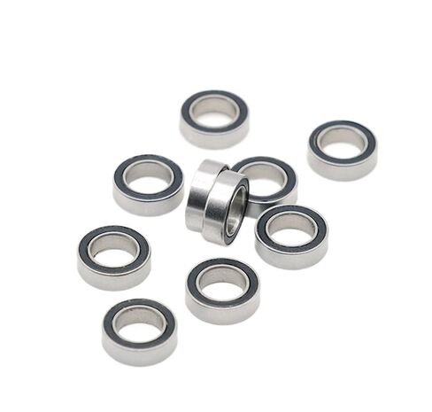 ثنائية المعدن ختم درع مايكرو الأخدود العميق تحمل 10 قطعة SMR106-2RS 6X10X3mm ABEC-7 مصغرة الكرات الأسود مختومة in Kuwait