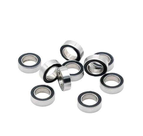 ثنائية المعدن ختم درع مايكرو الأخدود العميق تحمل 10 قطعة SMR106-2RS 6X10X3mm ABEC-7 مصغرة الكرات الأسود مختومة in Kuwait
