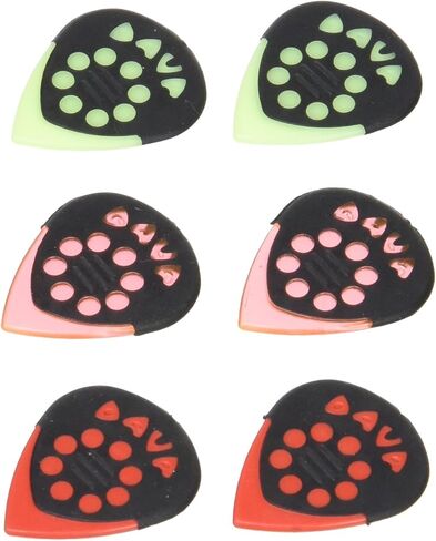 DAVA 9234 JAZZ GRIP PICKS- حقيبة تعليق 6 كومبو- 2 ديرلين- 2 جل- 2 نايلون in Kuwait