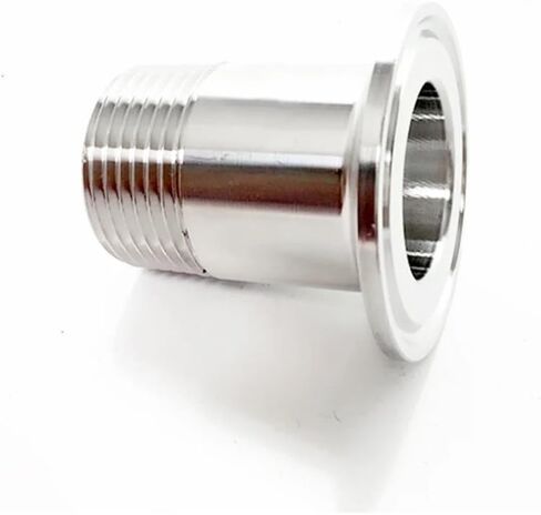 1/4 "BSPT ذكر x 0.75" ثلاثي المشبك SUS 304 مقرنة من الفولاذ المقاوم للصدأ تركيب البيرة in Kuwait