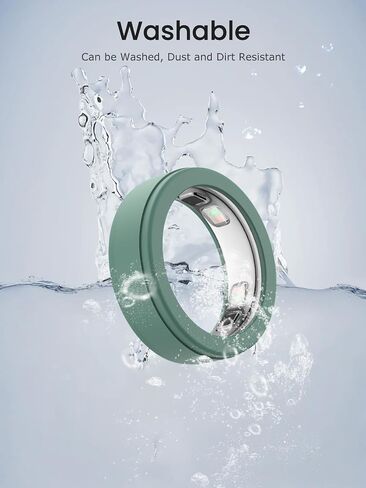 غطاء مكون من 8 قطع لحلقتنا Oura Ring 5، واقي حلقة سيليكون مرن للتمرين - مقاس M لـ 10/11/12/13 in Kuwait