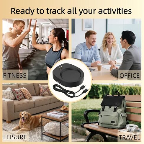 Charging Dock for Amazfit Bip Max/T-Rex3/Active Max | for Amazfit Active Cheetah2 Pro/3 Premium/T-Rex3 PRO/Balance/Balance2, Type-C Charger Cable Accessories (3.3ft/1m) in Kuwait