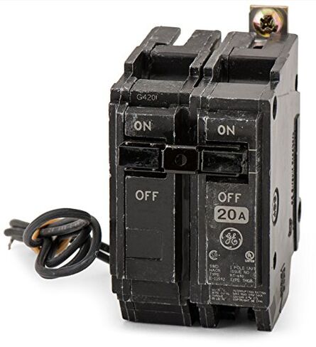 1- GE THQB1120-STI 20A 120V 1P 10K مستعمل 120V THQB1120ST1 رحلة تحويلة in Kuwait