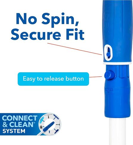 مجموعة غبار Unger Connect and Clean مع عمود فولاذي 4 بوصات، تتميز بغبار من الألياف الدقيقة ونسيج العنكبوت وغبار الزوايا ومنفضة ستائر عريضة، غبار عالي الوصول وتنظيف الستائر والنوافذ والخزائن in Kuwait