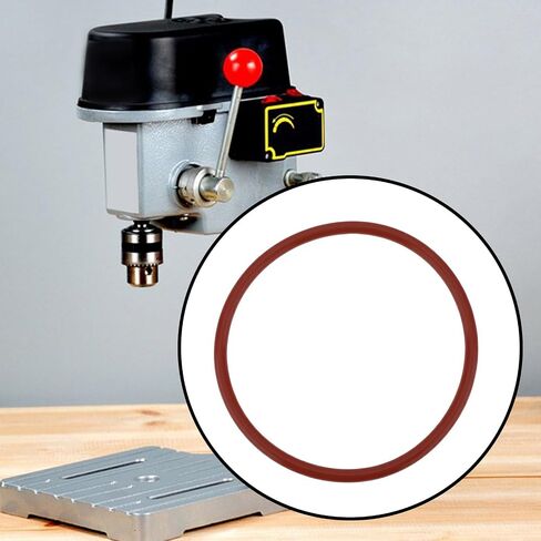 2X حزام مستدير متوافق مع KATSU Mini Bench Drill 100080 SP10008004 سيليكون O Ring 78mm OD x 4mm in Kuwait