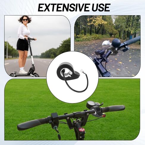 acelerador de Scooter eléctrico، مسرع الإبهام البديل المتوافق مع نماذج GOTRAX GXL V2، مقبض التحكم في دواسة الوقود للسكوتر الكهربائي العالمي لملحقات أجزاء سكوتر gotrax in Kuwait