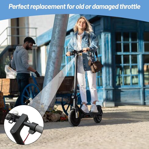 acelerador de Scooter eléctrico، مسرع الإبهام البديل المتوافق مع نماذج GOTRAX GXL V2، مقبض التحكم في دواسة الوقود للسكوتر الكهربائي العالمي لملحقات أجزاء سكوتر gotrax in Kuwait