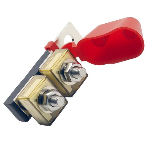 400A 58V 5/16"(M8) Dual Stud Terminal Mount Fuse Block, 400A Marine Rated Battery Fuse (MRBF) Waterproof for Boat Truck RV Construction Vehicles in Kuwait