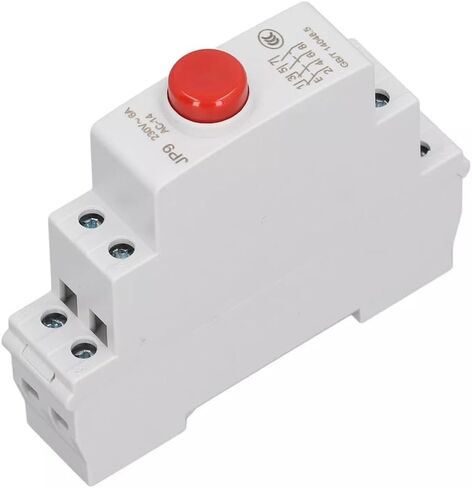 Din Rail زر الضغط نوع التوقف عن بدء تشغيل مفتاح الطاقة نمطية أحمر أخضر AC / DC 24V، حماية IP20 تصميم وحدات مدمجة (أحمر) in Kuwait