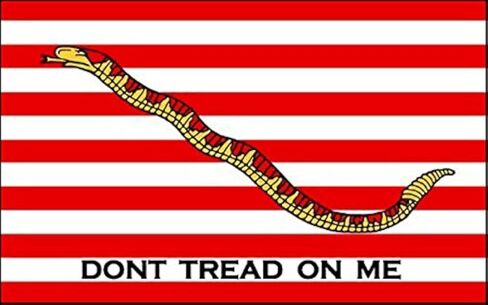 ملصق علم جاك البحري (ملصق مطبوع عليه Don't Tread On Me Naval) in Kuwait