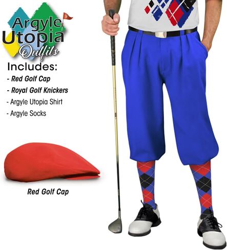 Argyle Utopia - Mens Complete Golf Outfit 5A-5Z in Kuwait