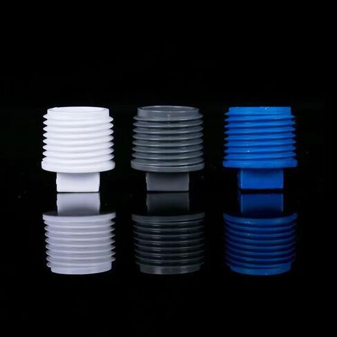 10Pcs White PVC Pipe Male Thread Plug,1/2 Inch Male Threaded End Cap for 0.5inch Pipes or Fittings,Male Thread Plug adaptor Thread Water closing for Plumbing Water Line Fittings in Kuwait