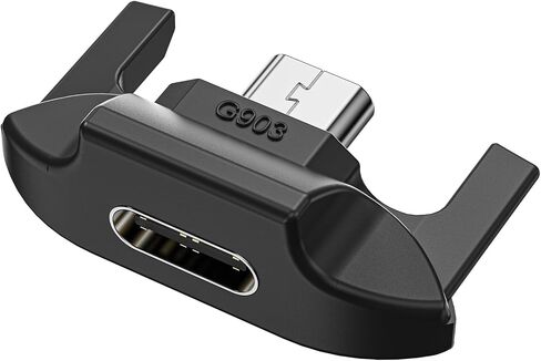 محول USB-C متوافق مع ماوس الألعاب اللاسلكي Logitech G502، محول Micro USB إلى Type-C | ملاءمة خاصة بالطراز | دعم الشحن ومزامنة البيانات | 3-التثبيت الثاني | 10K+ متانة in Kuwait