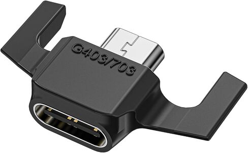 محول USB-C متوافق مع ماوس الألعاب اللاسلكي Logitech G502، محول Micro USB إلى Type-C | ملاءمة خاصة بالطراز | دعم الشحن ومزامنة البيانات | 3-التثبيت الثاني | 10K+ متانة in Kuwait