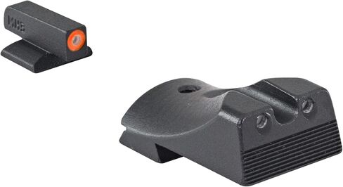 مجموعة مسدس Meprolight Hyper-Bright Kimber 1911 Pistol Sight، حلقة برتقالية ثابتة/نقطة خضراء، إضاءة التريتيوم (0412183131) in Kuwait