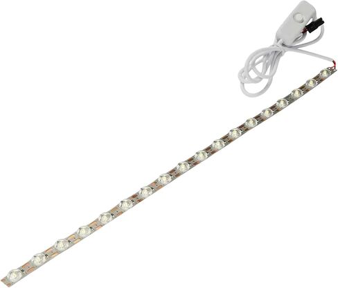 شريط إضاءة LED للطابعة ثلاثية الأبعاد 6500K عالي السطوع مع شريط إضاءة 380 مم (11.9 بوصة) وكابل 780 مم (30.7 بوصة)، شريط إضاءة 24 فولت سهل التركيب، مناسب لمختبر Bambu Lab A1 in Kuwait