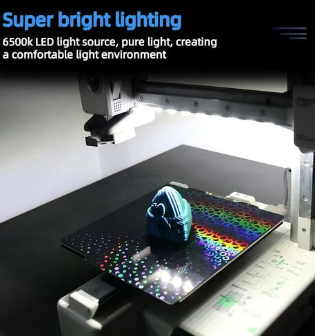 شريط إضاءة LED للطابعة ثلاثية الأبعاد 6500K عالي السطوع مع شريط إضاءة 380 مم (11.9 بوصة) وكابل 780 مم (30.7 بوصة)، شريط إضاءة 24 فولت سهل التركيب، مناسب لمختبر Bambu Lab A1 in Kuwait