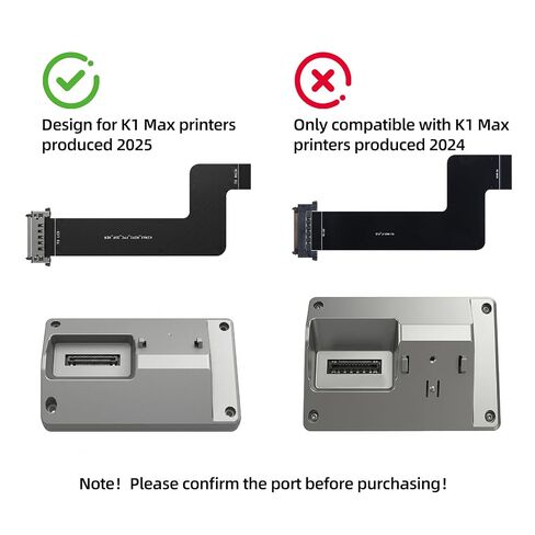 كابل استبدال FYSETC OEM لشاشة K1-Max: إصدار 2025 طابعة ثلاثية الأبعاد 30 دبوس سلك عرض LCD توصيل وحدة تحكم اللوحة الذكية الصامتة in Kuwait