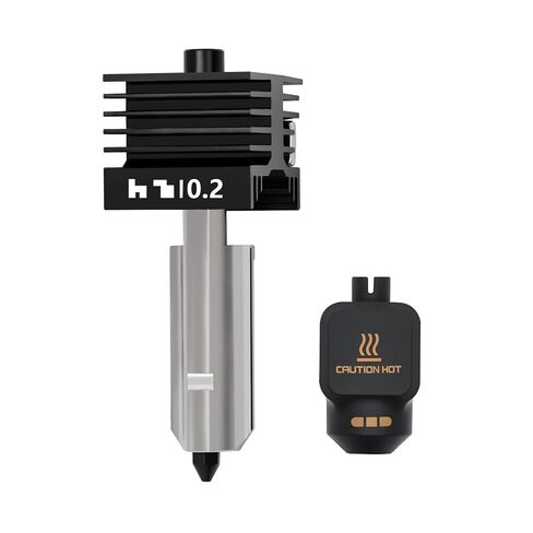 0.2 مم Hotend لـ Bambu Lab X2D/P2S، مجموعة أدوات تجميع نهاية ساخنة لفوهة فولاذية صلبة مطورة لطابعة X2D/P2S/H2D/H2C/H2S/A1/A1 Mini/ P2S ثلاثية الأبعاد in Kuwait