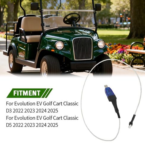 كابل برمجة USB 3.5 بوصة لعربة الجولف Evolution EV Classic D3 D5 2022-2025 in Kuwait