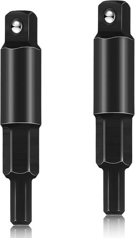 Chumia 2 قطعة مفتاح خدمة HVAC 3/16 إلى 5/16 إصلاح مفتاح سداسي محول أدوات خدمة HVAC أدوات مفتاح ربط تكييف الهواء لإصلاح معدات تكييف الهواء وفتاحة الصمامات in Kuwait