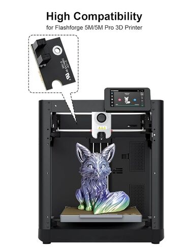 مستشعر Z-Axis وكابل لطابعة Flashforge AD5M/AD5M Pro/AD5X ثلاثية الأبعاد، قطع غيار لوحة PCB: وحدة مستشعر تسوية السرير التلقائي بمحرك Z Axis مع كابل توصيل in Kuwait