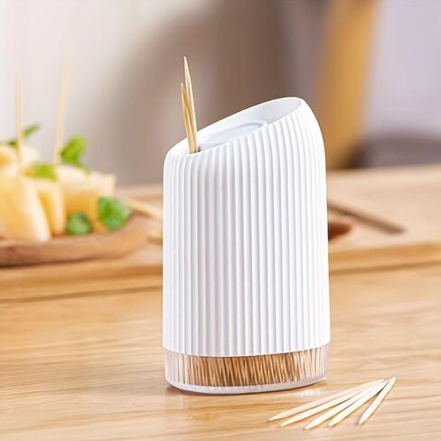 [Compact Toothpick Holder] Durable Plastic, Compact Chic Toothpick Holder | Perfect for Kitchen & Dining Room Decor in Kuwait
