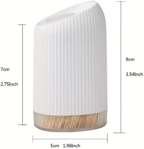 [Compact Toothpick Holder] Durable Plastic, Compact Chic Toothpick Holder | Perfect for Kitchen & Dining Room Decor in Kuwait