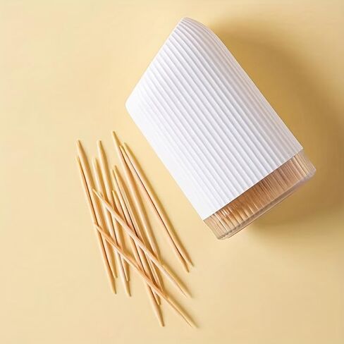 [Compact Toothpick Holder] Durable Plastic, Compact Chic Toothpick Holder | Perfect for Kitchen & Dining Room Decor in Kuwait
