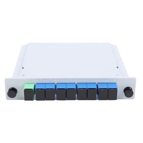 1x8 PLC الألياف مقسم بصري SC UPC موصل التوصيل في الفاصل البصري ABS الإسكان للمنزل الأسلاك LAN إعداد المشاريع الهندسية in Kuwait