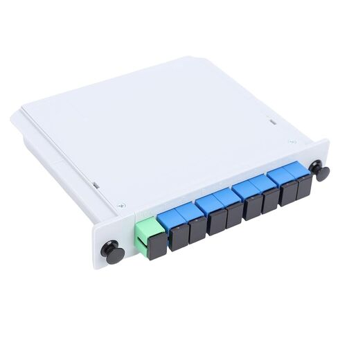 1x8 PLC الألياف مقسم بصري SC UPC موصل التوصيل في الفاصل البصري ABS الإسكان للمنزل الأسلاك LAN إعداد المشاريع الهندسية in Kuwait