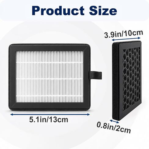 4 قطع X2D/P2S فلتر طابعة ثلاثي الأبعاد لمختبر بامبو، استبدال فلتر P2S مزدوج الطبقة، فلتر مروحة العادم P2S يعمل على ترشيح المركبات العضوية المتطايرة بكفاءة، PM2.5، والجسيمات متناهية الصغر والروائح in Kuwait