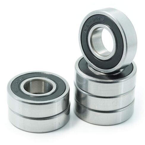 R8-2RS Deep Groove Ball Bearing, Inch Size 1/2" x1-1/8 x5/16, Precision Chrome Steel Material, Pick with 6 PCS R8RS Bearings for Wheelchair Grinder Wheel or Stroller Motor in Kuwait