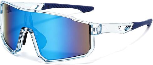 One Piece Cycling Sunglasses for Men Women, UV400 Photochromic Polarized Safety Glasses, Sports Sunglasses in Kuwait