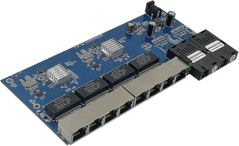 جيجابت إيثرنت عكس POE 8RJ45 2SC محول الوسائط الليفية in Kuwait