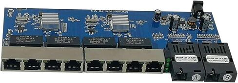 جيجابت إيثرنت عكس POE 8RJ45 2SC محول الوسائط الليفية in Kuwait